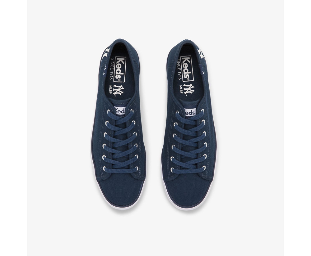 Tenis Keds Mujer Azul Marino - Triple Kick Mlb® - 6871-FJDES